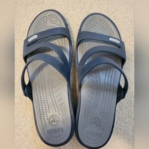 CROCS Patricia low wedge Slide Sandals